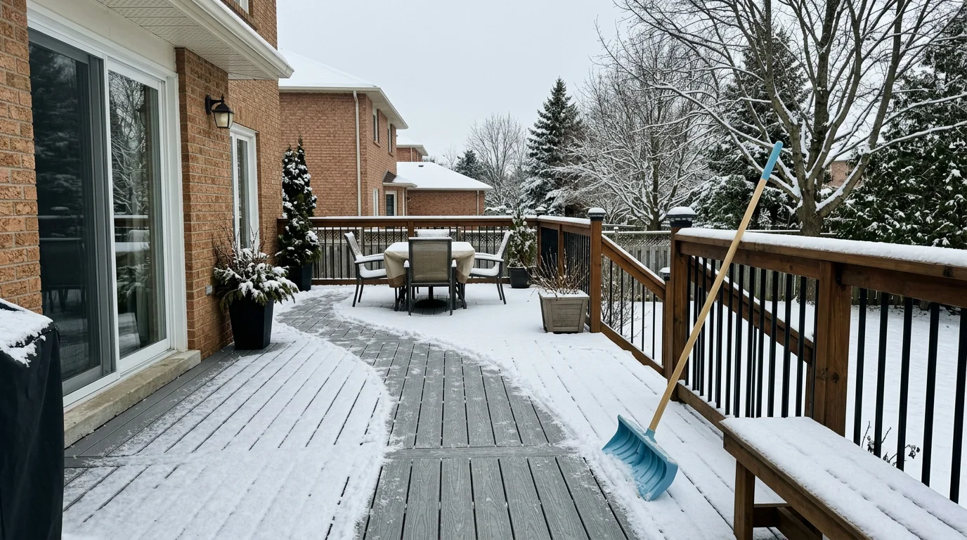 Covered Deck Snow Load in Ontario: Engineer + Permit Checklist (KWC)