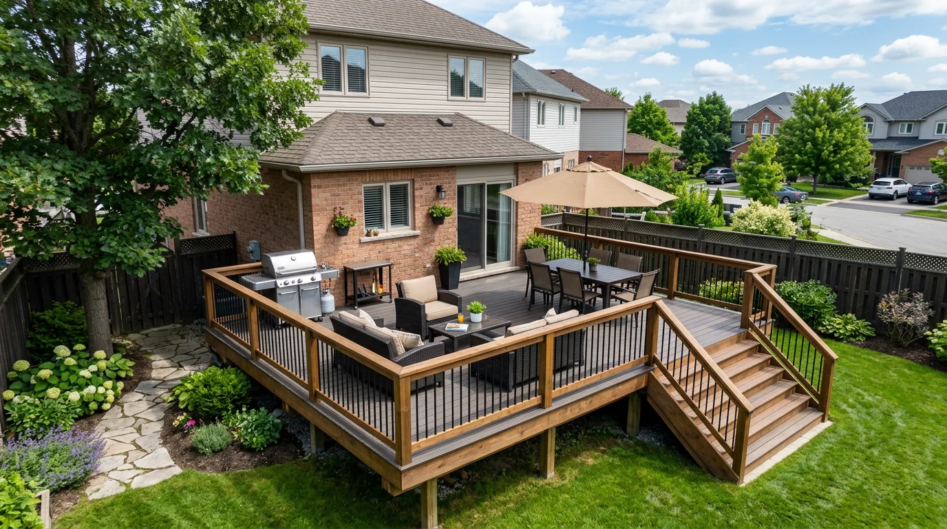 Deck Cost Per Square Foot in Ontario: PT, Cedar, and Composite