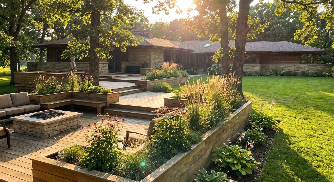 Deck Design Ideas for Illinois Homes: Styles That Work in Every Season