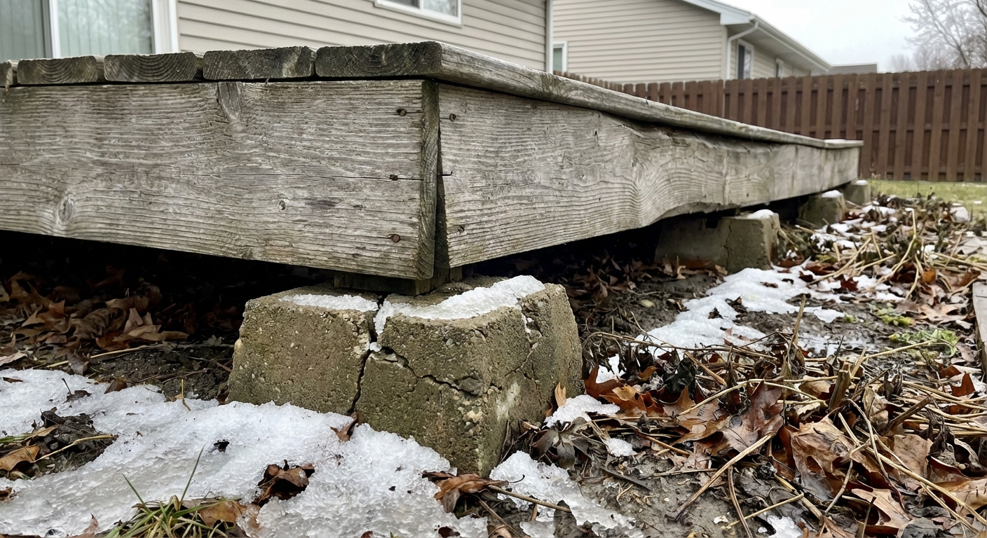 Freeze-Thaw Damage on Michigan Decks: Prevention & Repair Guide