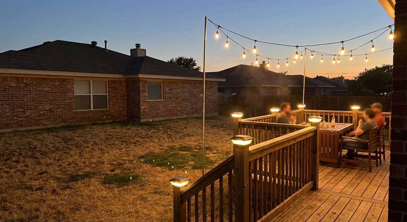 Deck Lighting Ideas for Texas Evenings: Create the Perfect Ambiance