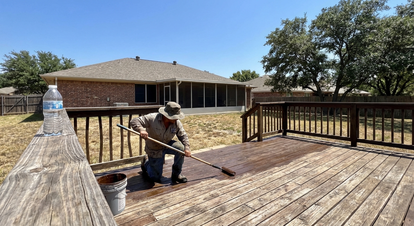 Deck Maintenance in Texas Heat: Protect Your Investment