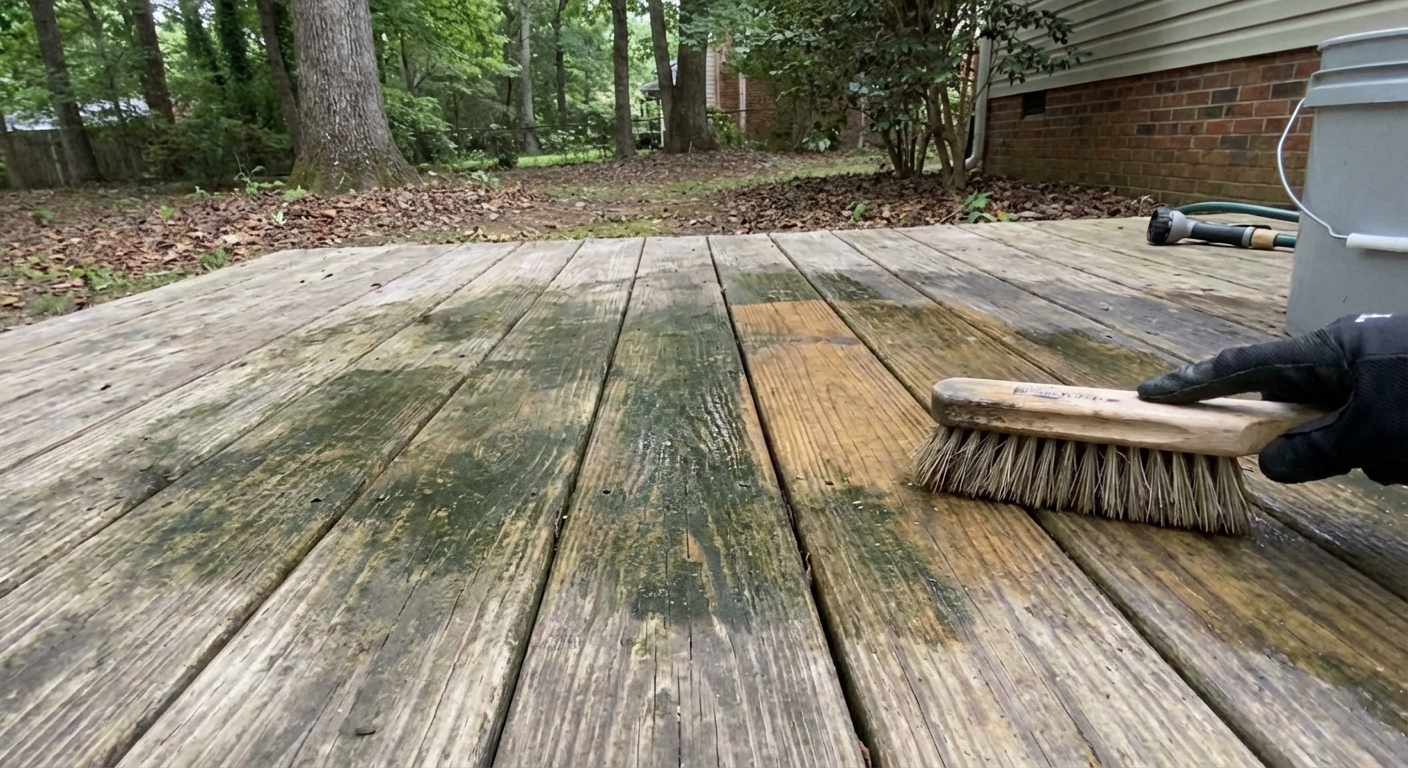 Dealing with Deck Mold & Mildew in North Carolina's Humid Climate