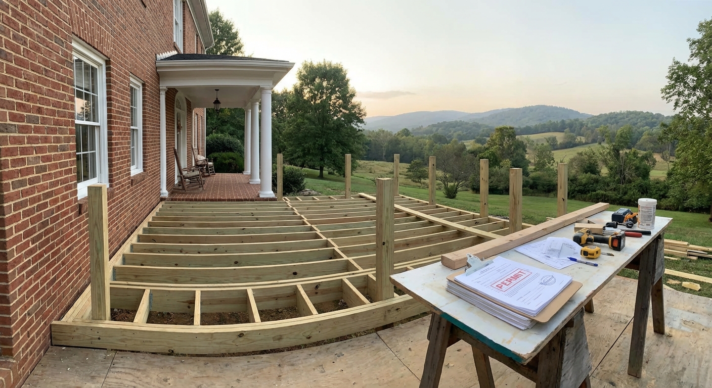 Do You Need a Deck Permit in Virginia? State & County Rules