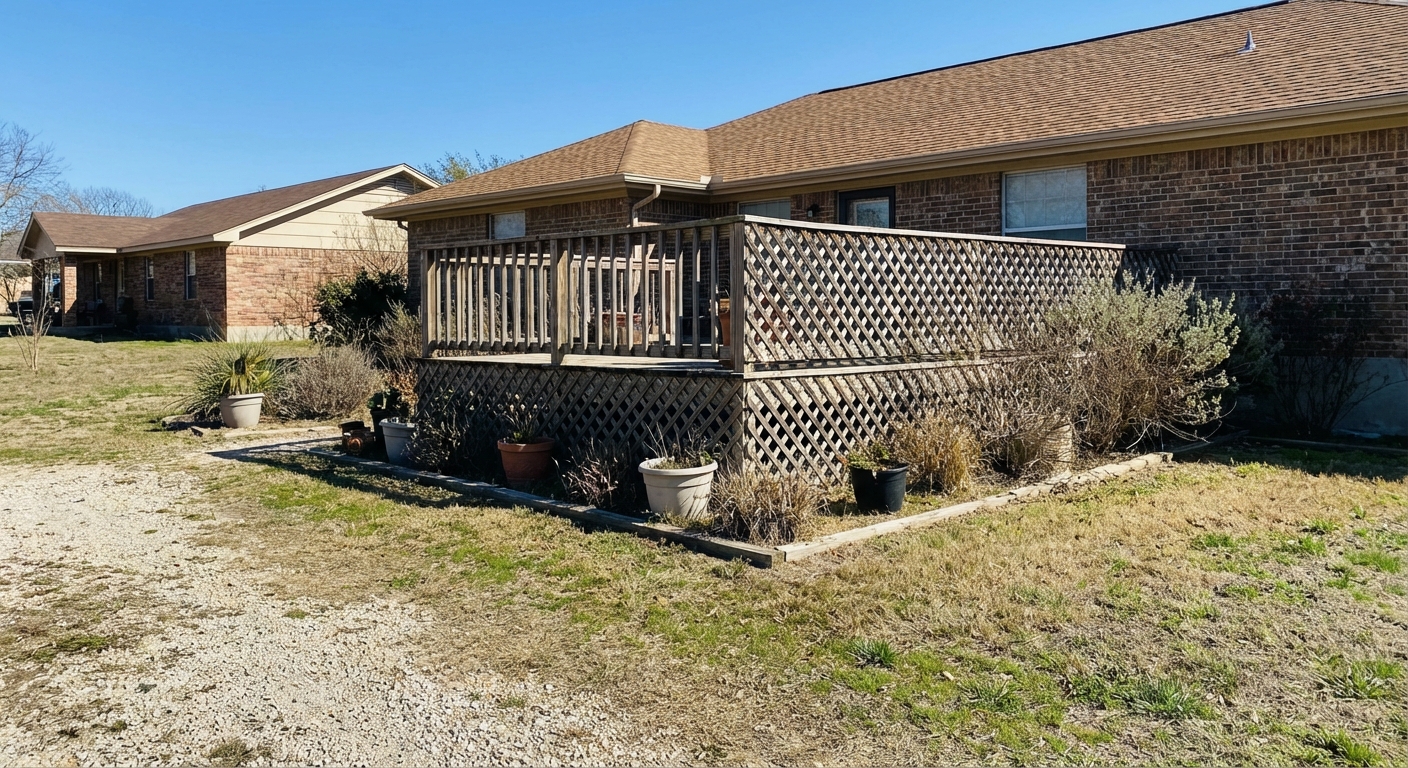 Deck Skirting Ideas for Texas: Hide the Underside in Style