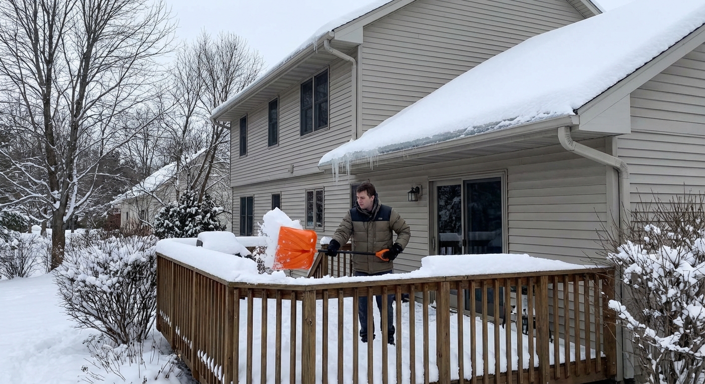 Protecting Your Minnesota Deck from Snow Loads & Ice Dams