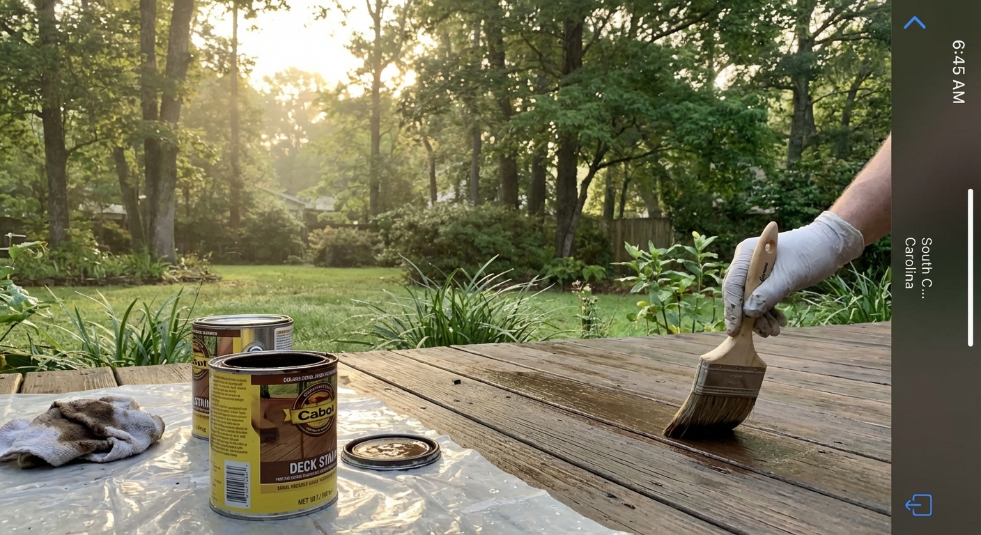 Deck Staining Tips for South Carolina's Humid Climate