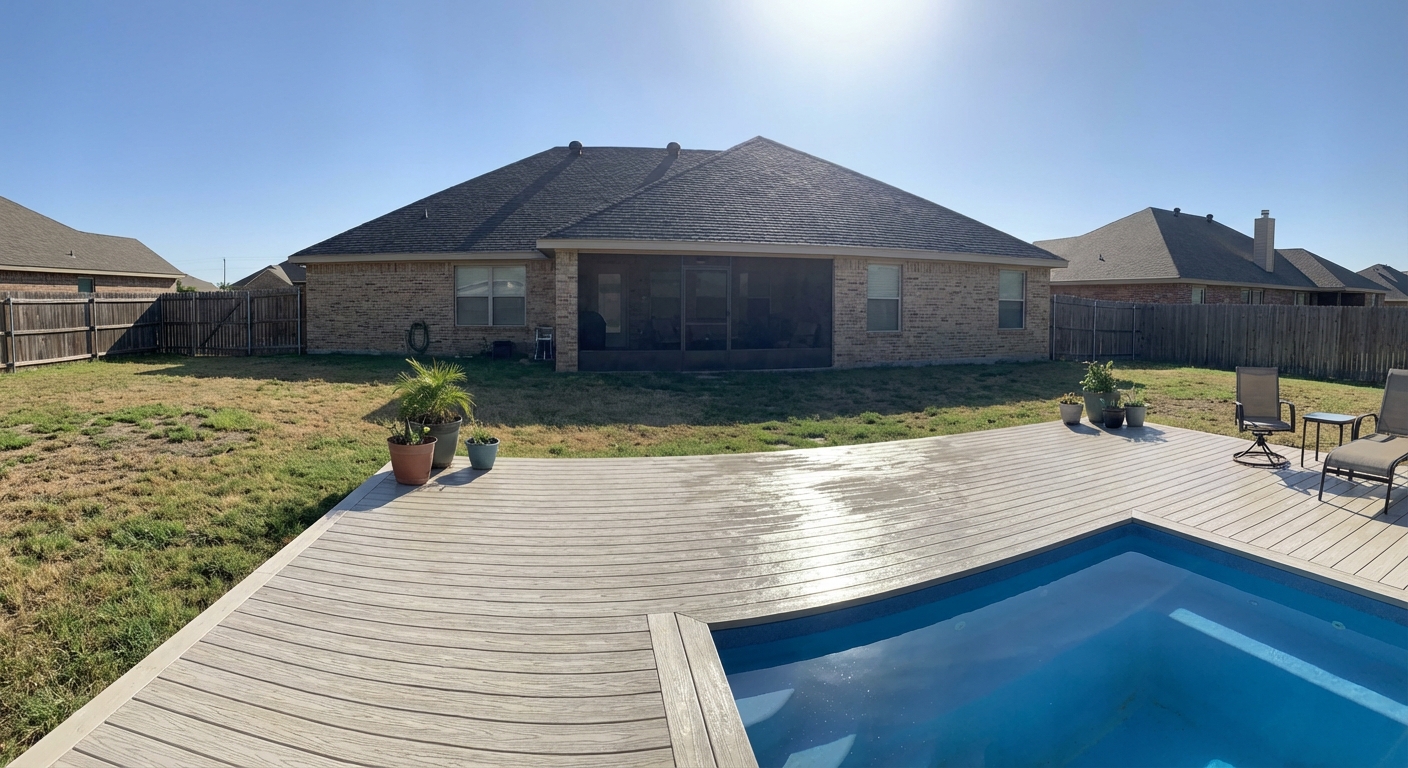 PVC Decking in Texas: How It Handles the Heat