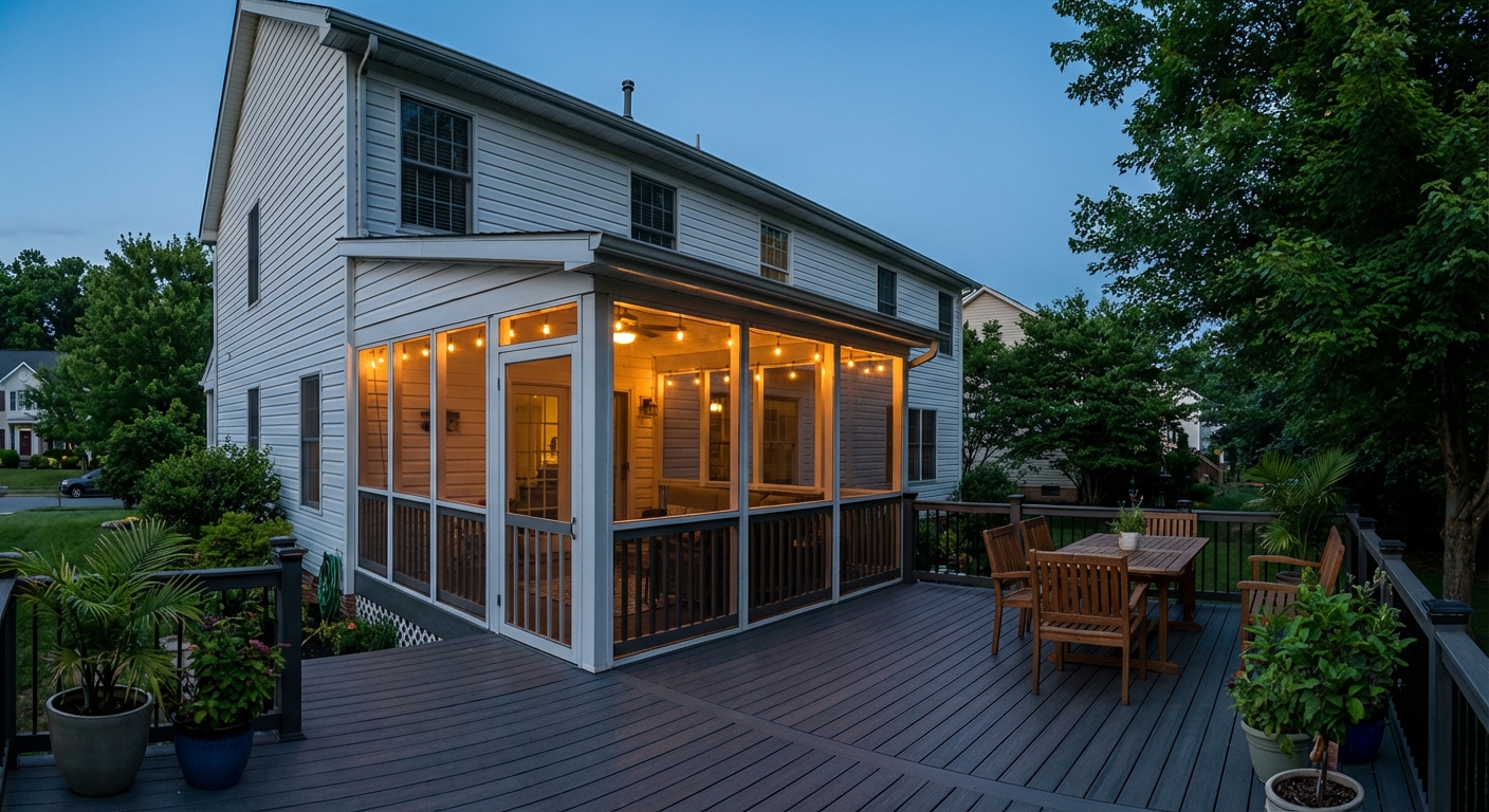 Screened Porch and Deck Combos in New…
