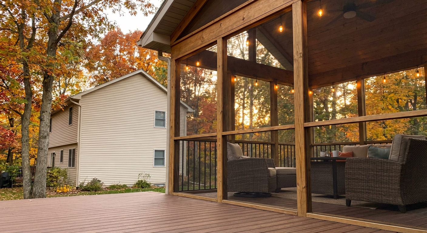 Screened Porch and Deck Combos in Ohio: Extended Season Living