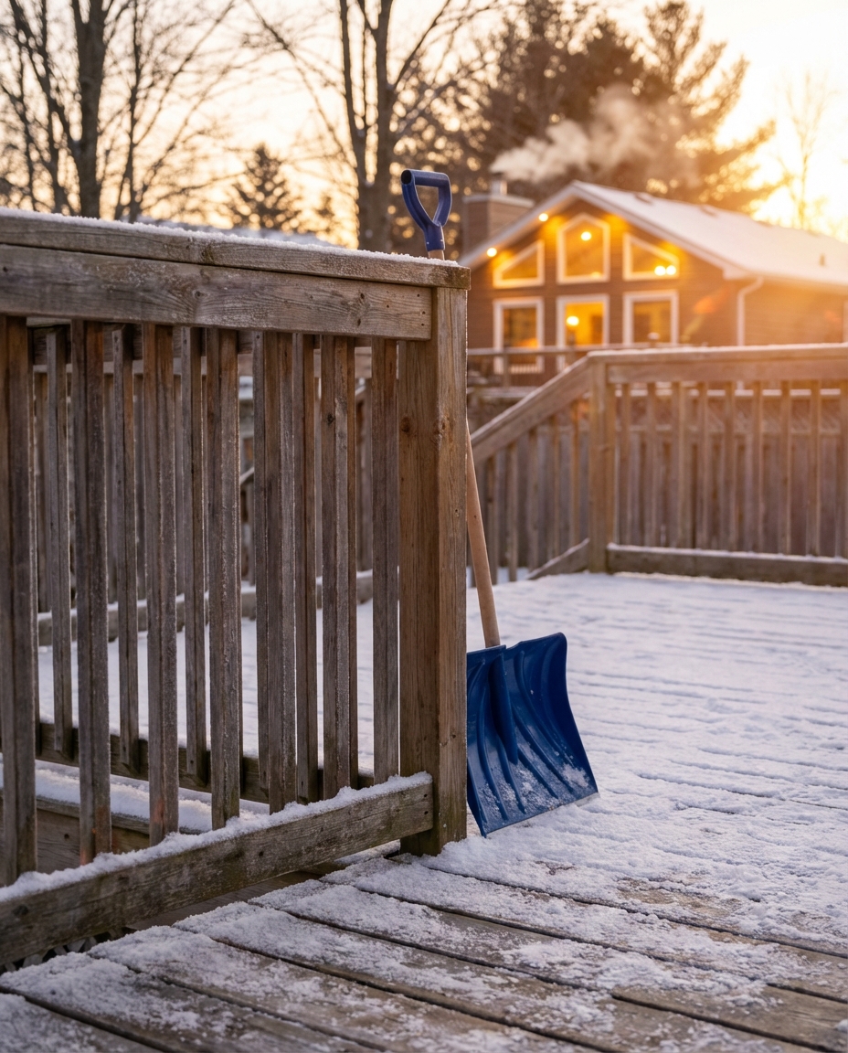 Winter Deck Care in Ontario: Snow, Ice, and Salt (What to Do + What to Avoid)